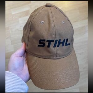 STIHL Brown Logo Baseball Cap